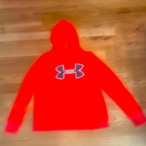 Brand new Under Armour orange hooded sweatshirt